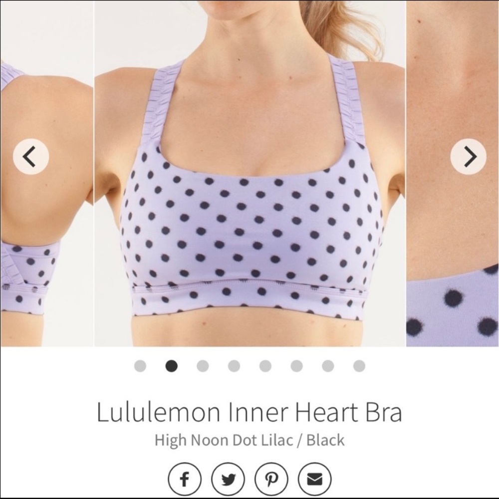 Lululemon inner heart bra